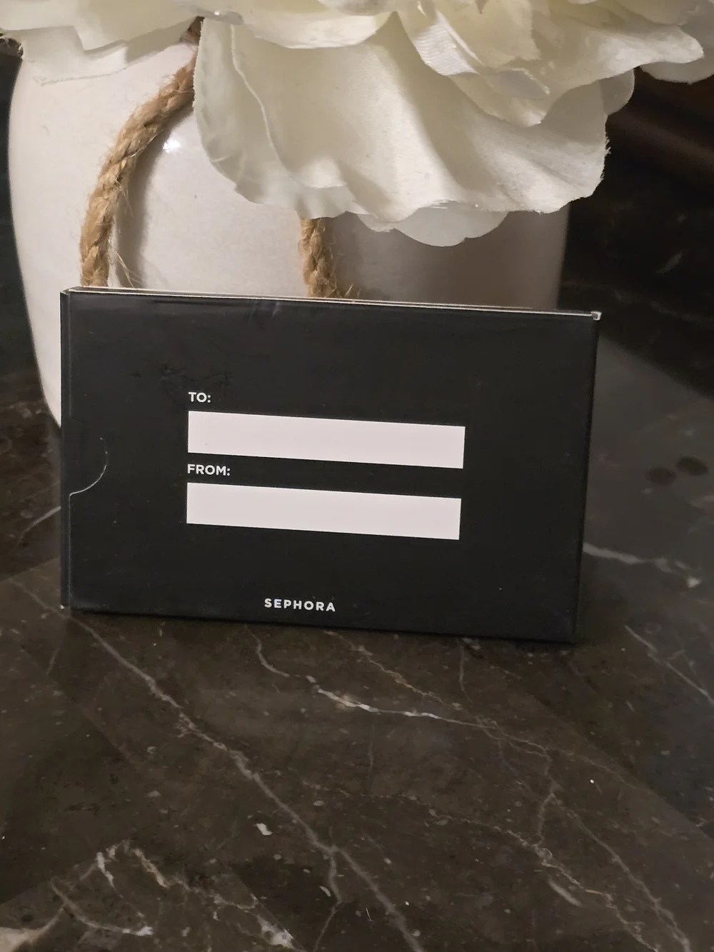 Sephora Compact Mirror - Black and White